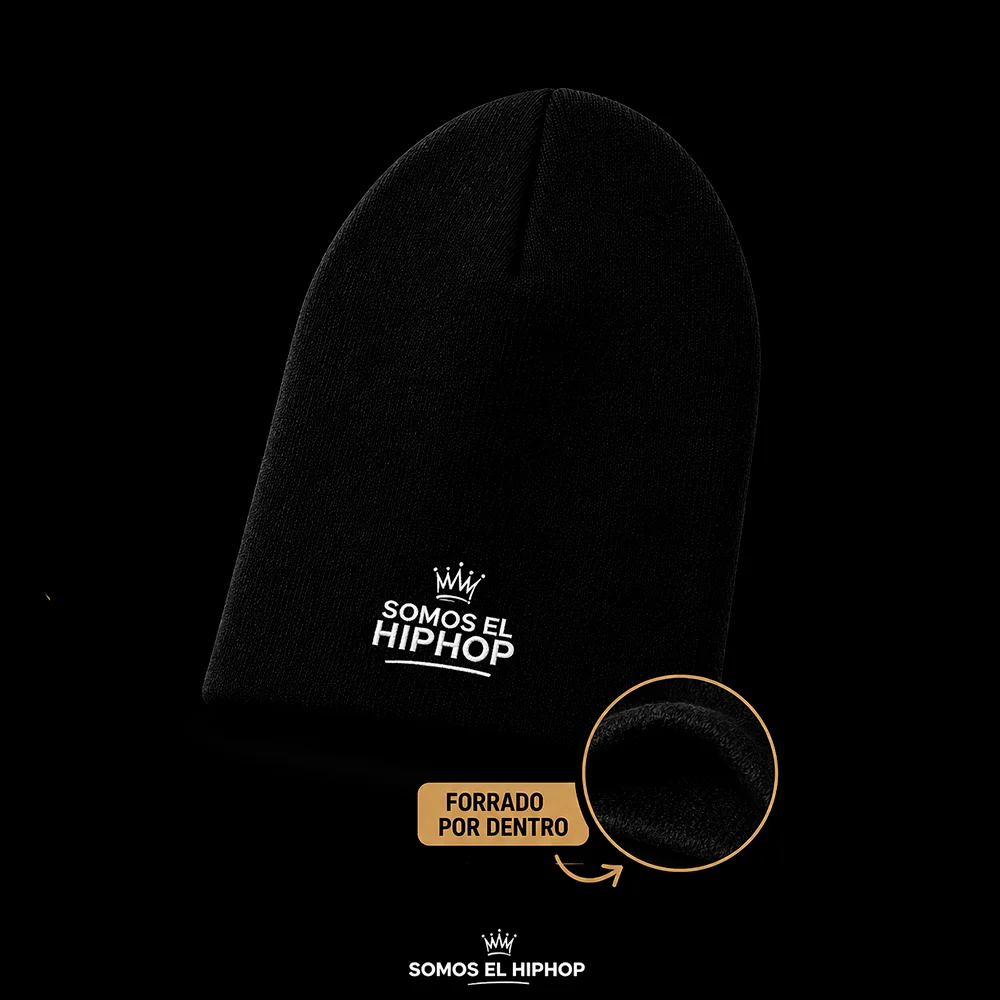 Beanie Clásico SEHH - Negro forrado