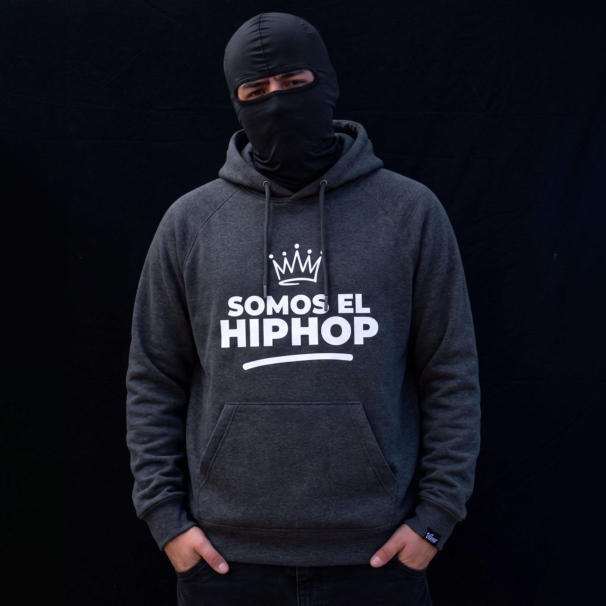 Poleron SEHH Estampado - Gris Oscuro
