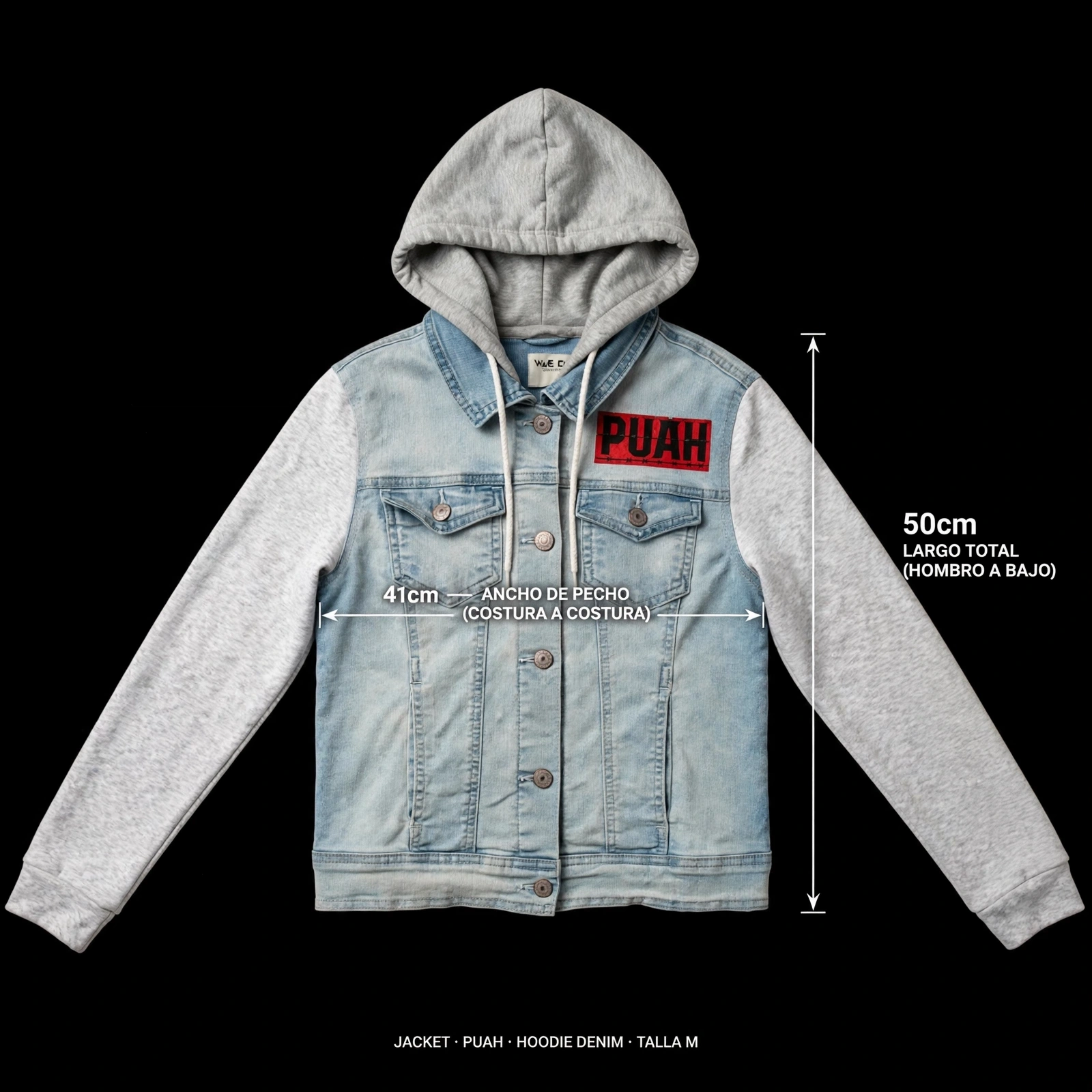Chaqueta de Mezclilla PUAH/SEHH - mujer — detalle 3